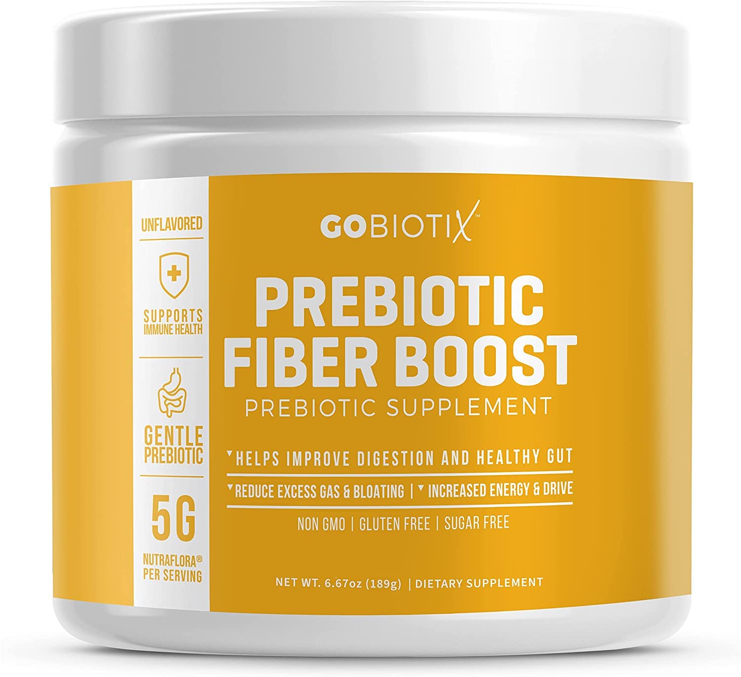 Atrantil Reviews alternative: GoBiotix Prebiotic Fiber Boost Powder 