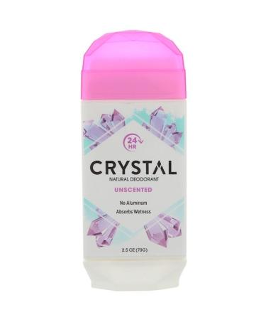 Crystal Body Deodorant Natural Deodorant Unscented 2.5 oz (70 g)
