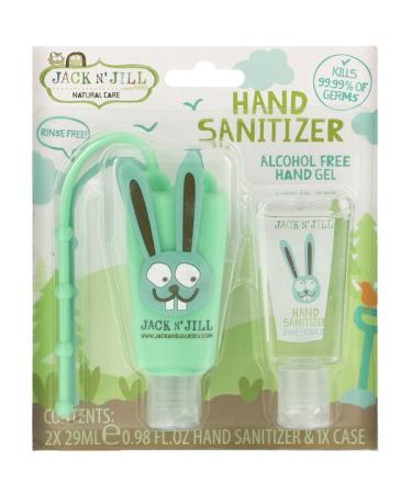 Jack n' Jill Hand Sanitizer Bunny 2 Pack 0.98 fl oz (29 ml) Each and 1 Case