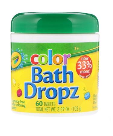Crayola Color Bath Dropz 60 Tablets