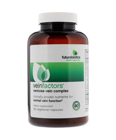 FutureBiotics VeinFactors Varicose Vein Complex 180 Vegetarian Capsules