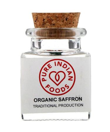 Pure Indian Foods Organic Saffron 1 g