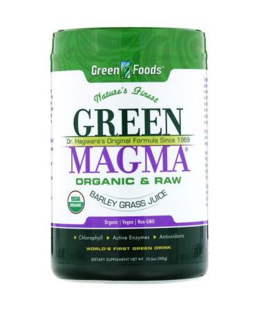 Green Foods  Green Magma Barley Grass Juice 10.6 oz (300 g)
