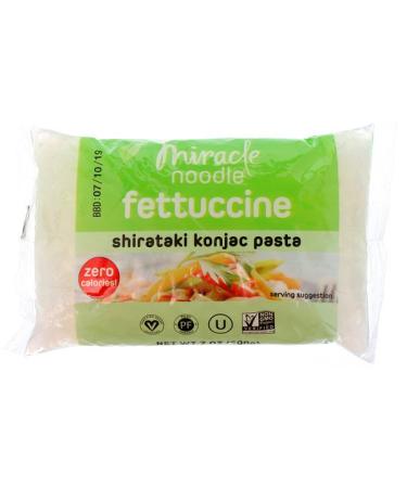 Miracle Noodle Shirataki Konjac Pasta Fettuccini 7 oz (200 g)