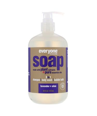 EO Products Everyone Soap 3 in 1 Lavender + Aloe 16 fl oz (473 ml)