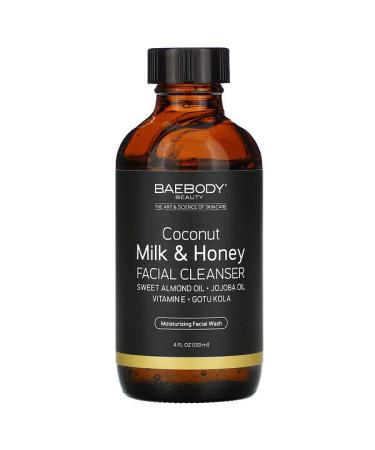 Baebody Coconut Milk & Honey Facial Cleanser 4 fl oz (120 ml)