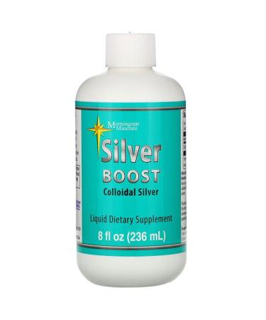 Morningstar Minerals Silver Boost Colloidal Silver Liquid 8 fl oz (236 ml)