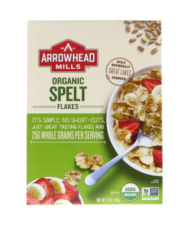 Arrowhead Mills Organic Spelt Flakes 12 oz (340 g)