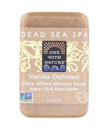 One with Nature Triple Milled Mineral Soap Vanilla Oatmeal 7 oz (200 g)