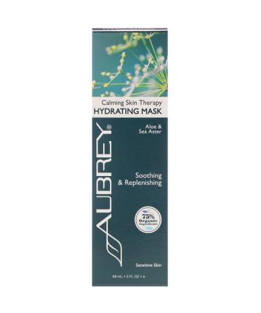 Aubrey Organics Calming Skin Therapy Hydrating Mask Sensitive Skin 3 fl oz (89 ml)