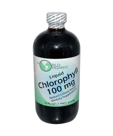World Organic Liquid Chlorophyll 100 mg 16 fl oz (474 ml)