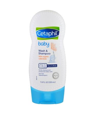 Cetaphil Baby Wash & Shampoo with Organic Calendula 7.8 fl oz (230 ml)
