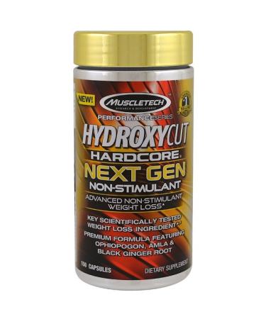 Hydroxycut Performance Series Hardcore Next Gen Non-Stimulant 150 Capsules