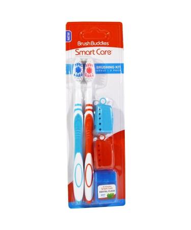 Brush Buddies Smart Care Brushing Kit Adult 2 Pack
