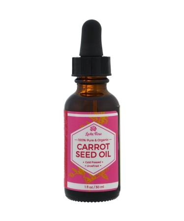 Leven Rose 100% Pure & Organic Carrot Seed Oil 1 fl oz (30 ml)