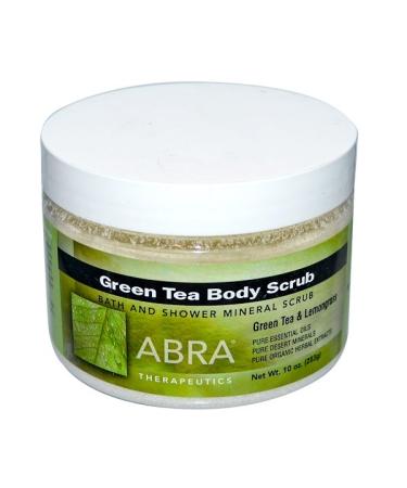 Abra Therapeutics Green Tea Body Scrub Green Tea & Lemongrass 10 oz (283 g)