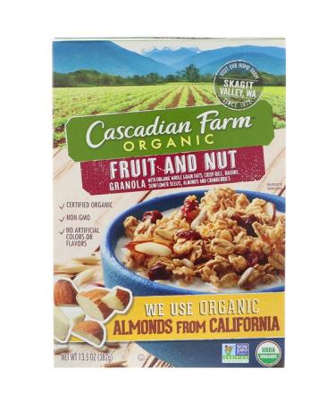 Cascadian Farm Organic Granola Fruit and Nut 13.5 oz (382 g)