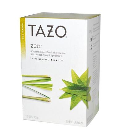 Tazo Teas Zen Green Tea 20 Filterbags 1.5 oz (43 g)
