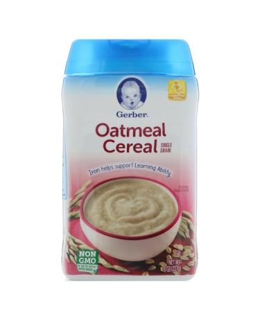 Gerber Oatmeal Cereal Single Grain 8 oz (227 g)