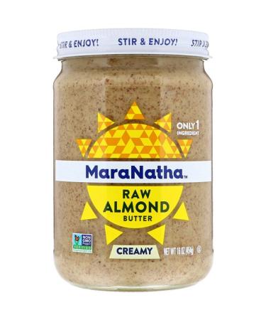 MaraNatha Raw Almond Butter Creamy 16 oz (454 g)