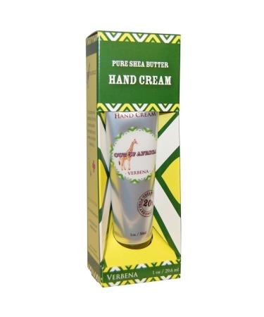 Out of Africa Pure Shea Butter Hand Cream Verbena 1 oz (29.6 ml)