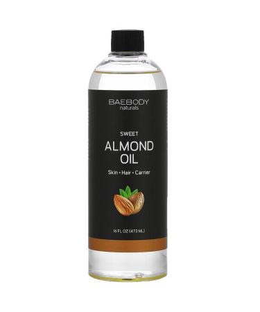 Baebody Sweet Almond Oil 16 fl oz (473 ml)