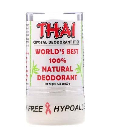Thai Deodorant Stone Thai Crystal Deodorant Stick 4.25 oz (120 g)