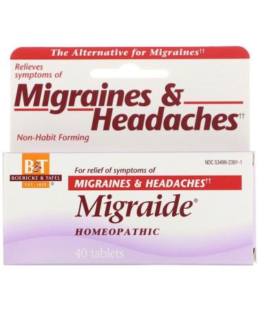 Boericke & Tafel Migraide  40 Tablets