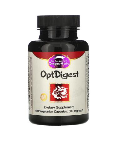 Dragon Herbs OptDigest 500 mg 100 Vegetarian Capsules