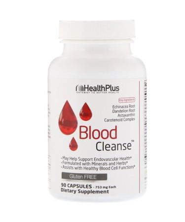 Health Plus Blood Cleanse 753 mg 90 Capsules