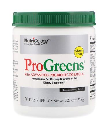 Nutricology ProGreens with Advanced Probiotic Formula 9.27 oz (265 g)