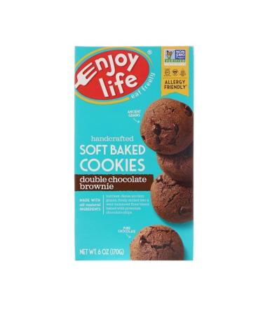 Enjoy Life Foods Soft Baked Cookies Double Chocolate Brownie 6 oz (170 g)
