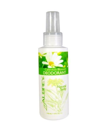 Aubrey Organics Calendula Blossom Deodorant Natural Spray 4 fl oz (118 ml)