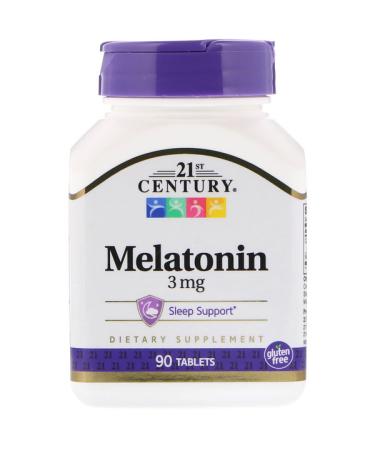 21st Century Melatonin 3 mg 90 Tablets