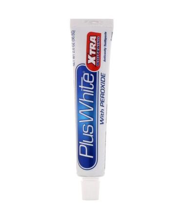 Plus White Xtra Whitening with Peroxide Clean Mint Flavor 2.0 oz (56.6 g)