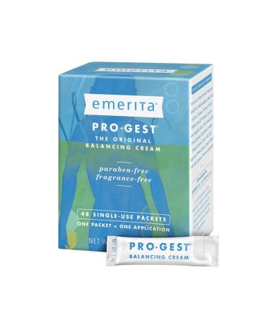 Emerita Pro-Gest Balancing Cream Fragrance Free 48 Single-Use Packets 2.2 oz (62 g)