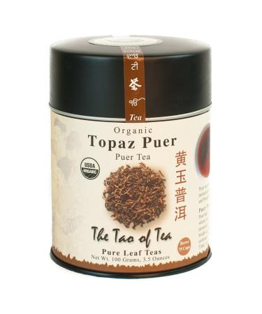 The Tao of Tea Organic Puer Tea Topaz Puer 3.5 oz (100 g)
