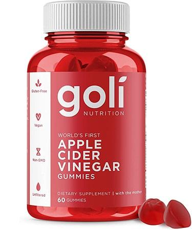 Goli Nutrition Apple Cider Vinegar Gummy Vitamins - 60 Gummies