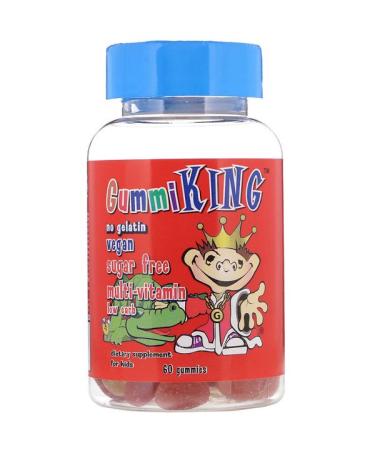 GummiKing Sugar-Free Multi-Vitamin For Kids 60 Gummies