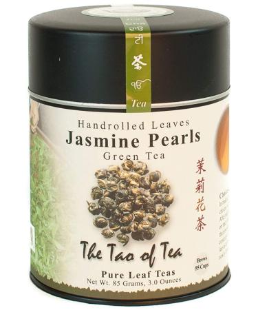 The Tao of Tea Handrolled Leaves Green Tea Jasmine Pearls 3 oz (85 g)