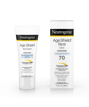 Neutrogena Age Shield Face Lotion Sunscreen Broad Spectrum SPF 70 -  3 Oz