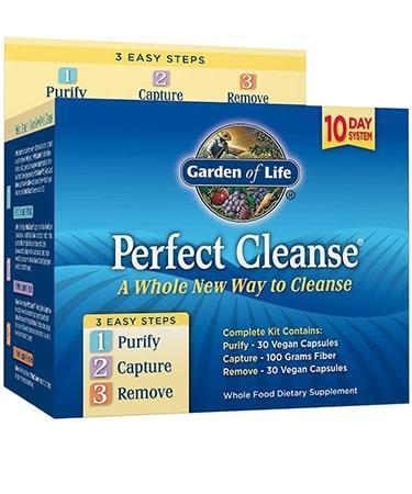 Garden of Life Perfect Cleanse D-Tox Kit with Pills and Powder - 10 Day System