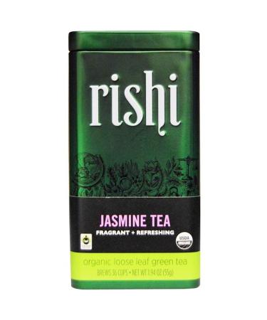 Rishi Tea Organic Loose Leaf Green Tea Jasmine 1.94 oz (55 g)