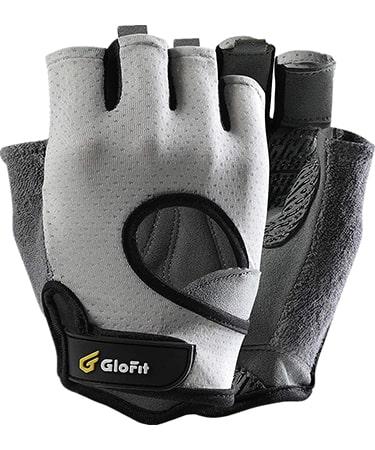 Glofit Freedom Workout Gloves Fingerless with Curved Open Back 