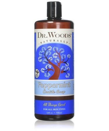 Dr. Woods Peppermint Castile Soap 32 fl oz (946 ml)