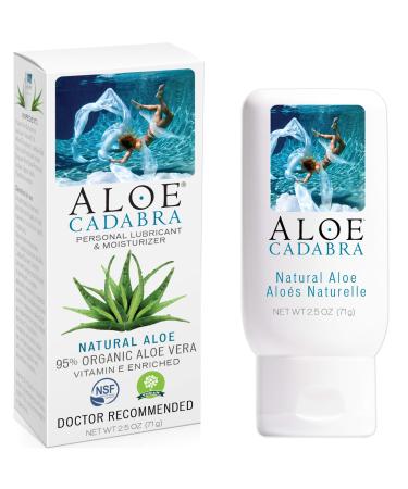Aloe Cadabra Natural Organic Personal Lubricant - Natural Aloe Unscented - 2.5 oz