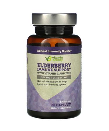 Vitamin Bounty Elderberry Immune Support 961 mg 60 Capsules