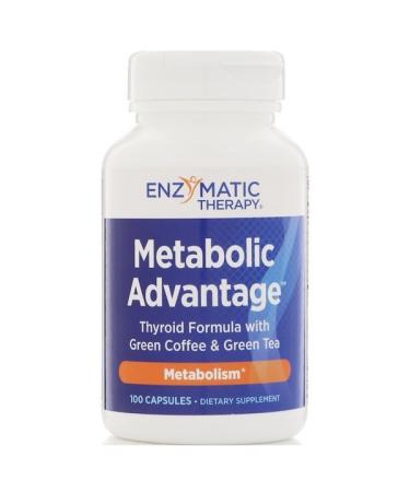 Enzymatic Therapy Metabolic Advantage Metabolism 100 Capsules