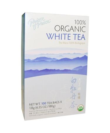 Prince of Peace 100% Organic White Tea 100 Sachets 1.8 g Each