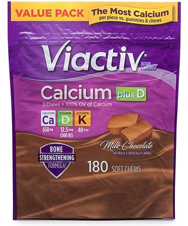 Viactiv Calcium Plus D Vitamin Chews - 180 Count 
